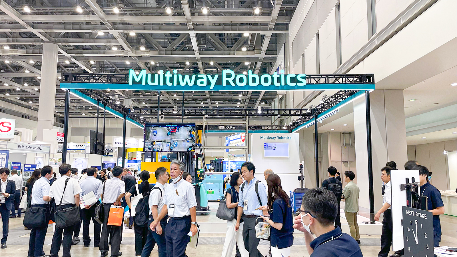 劢微机器人公司日本国际物流综合展图片