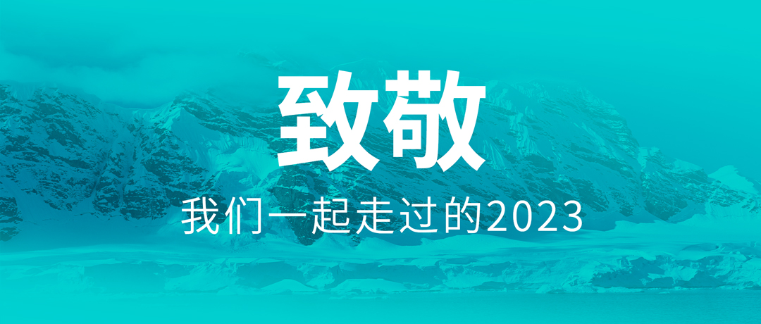 致敬，我们一起走过的2023